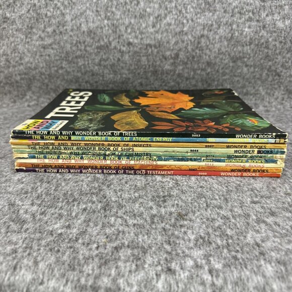 ✅How and Why Wonder Books Vintage 1960's Kids Reference Books Lot of 9 - Picture 7 of 10
